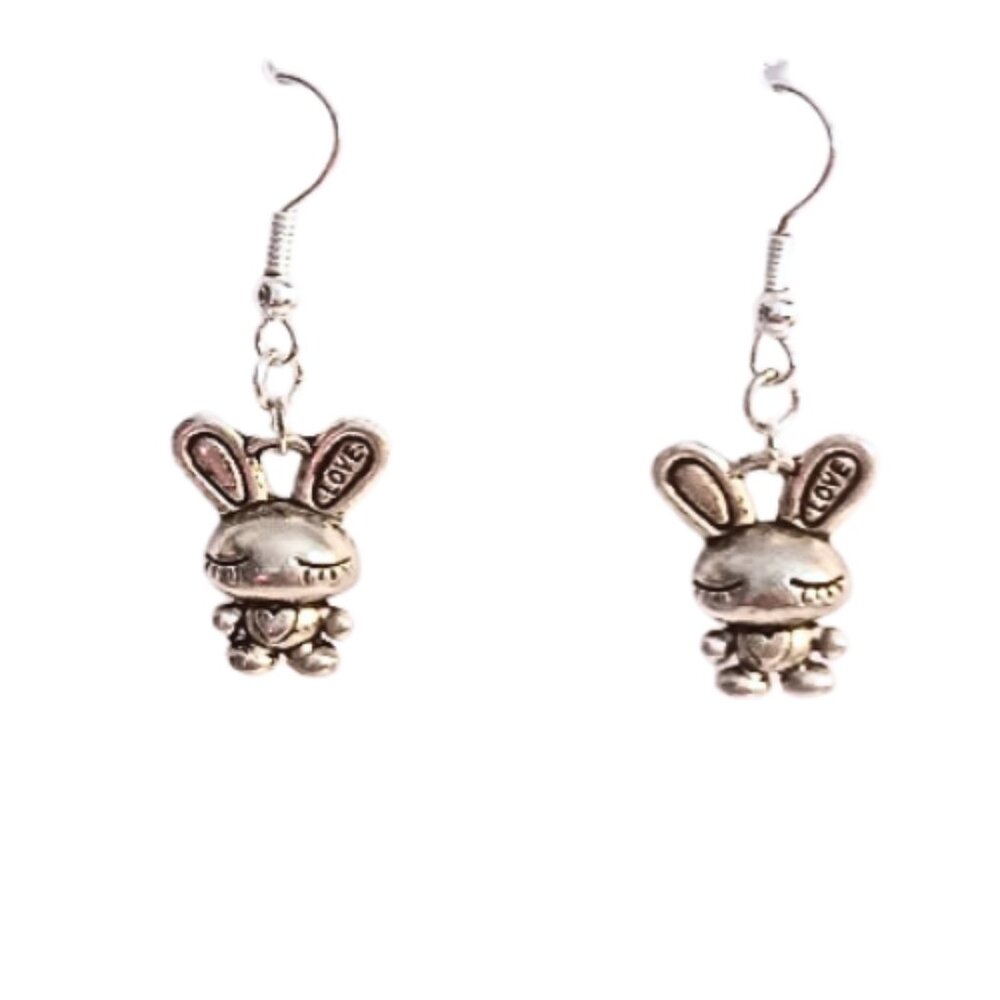 Anime Rabbit Charm Earrings